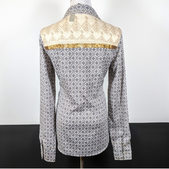 BKE Boutique Western Button Down Long Sleeve - Picture 3 of 8